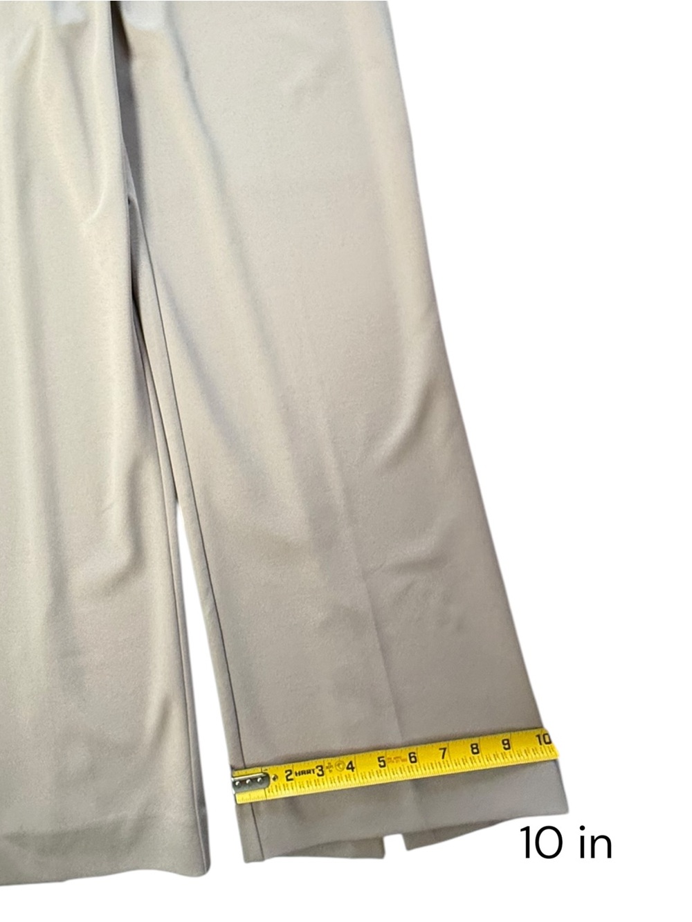 Ming Wang Womens Pull On Pants Taupe Straight Leg Elastic Waist Size XL NWT - Picture 11 of 12